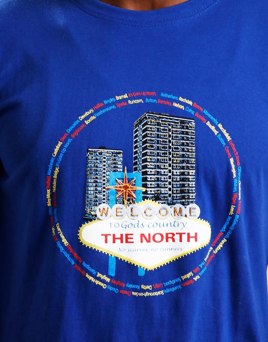 Eighties Casuals Vegas North T-Shirt Blue