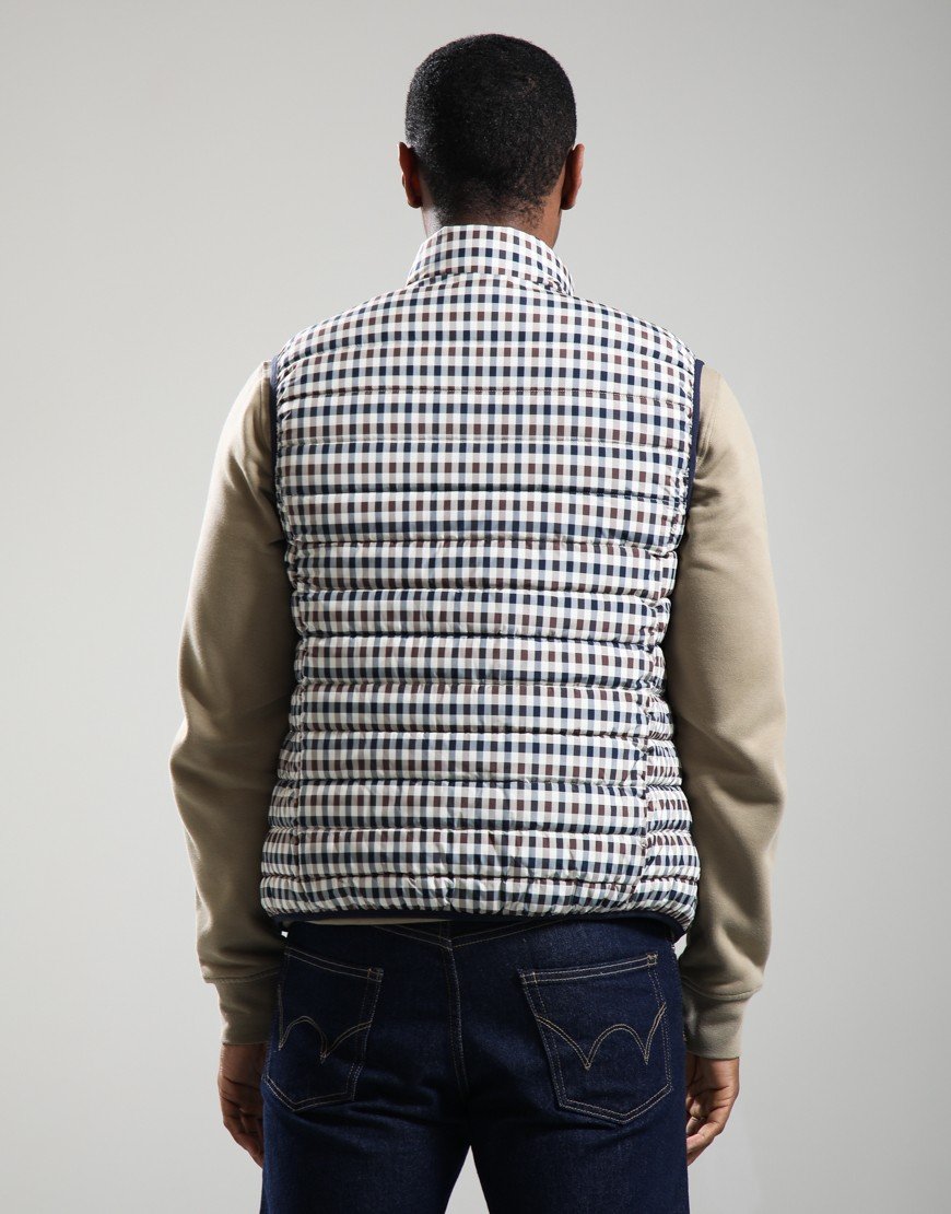Aquascutum Active Vest 100 GSM Club Check