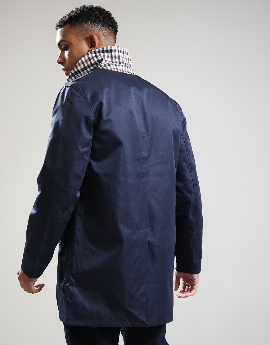 Aquascutum Archival Reversible Mid Jacket Navy Aquascutum Archival Reversible Mid Jacket Navy