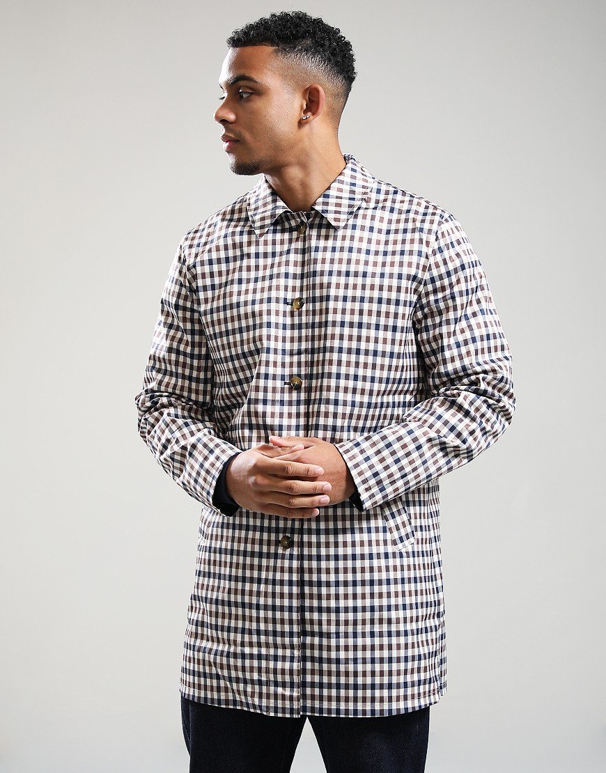 Aquascutum Archival Reversible Mid Jacket Navy Aquascutum Archival Reversible Mid Jacket Navy