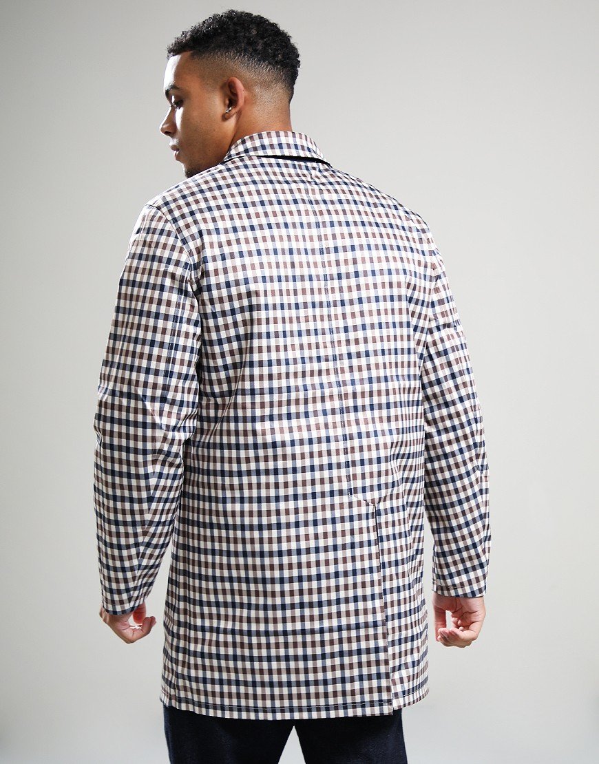 Aquascutum Archival Reversible Mid Jacket Navy Aquascutum Archival Reversible Mid Jacket Navy