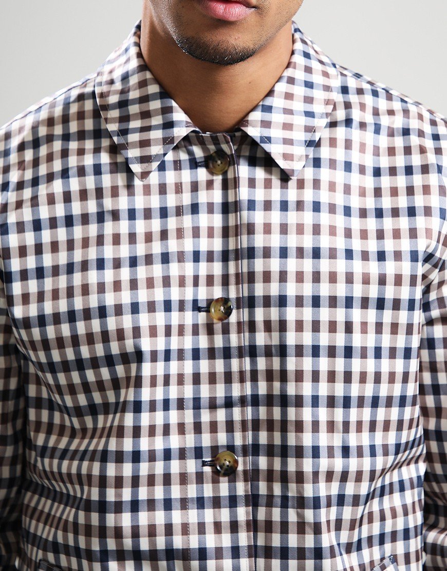 Aquascutum Archival Reversible Mid Jacket Navy Aquascutum Archival Reversible Mid Jacket Navy