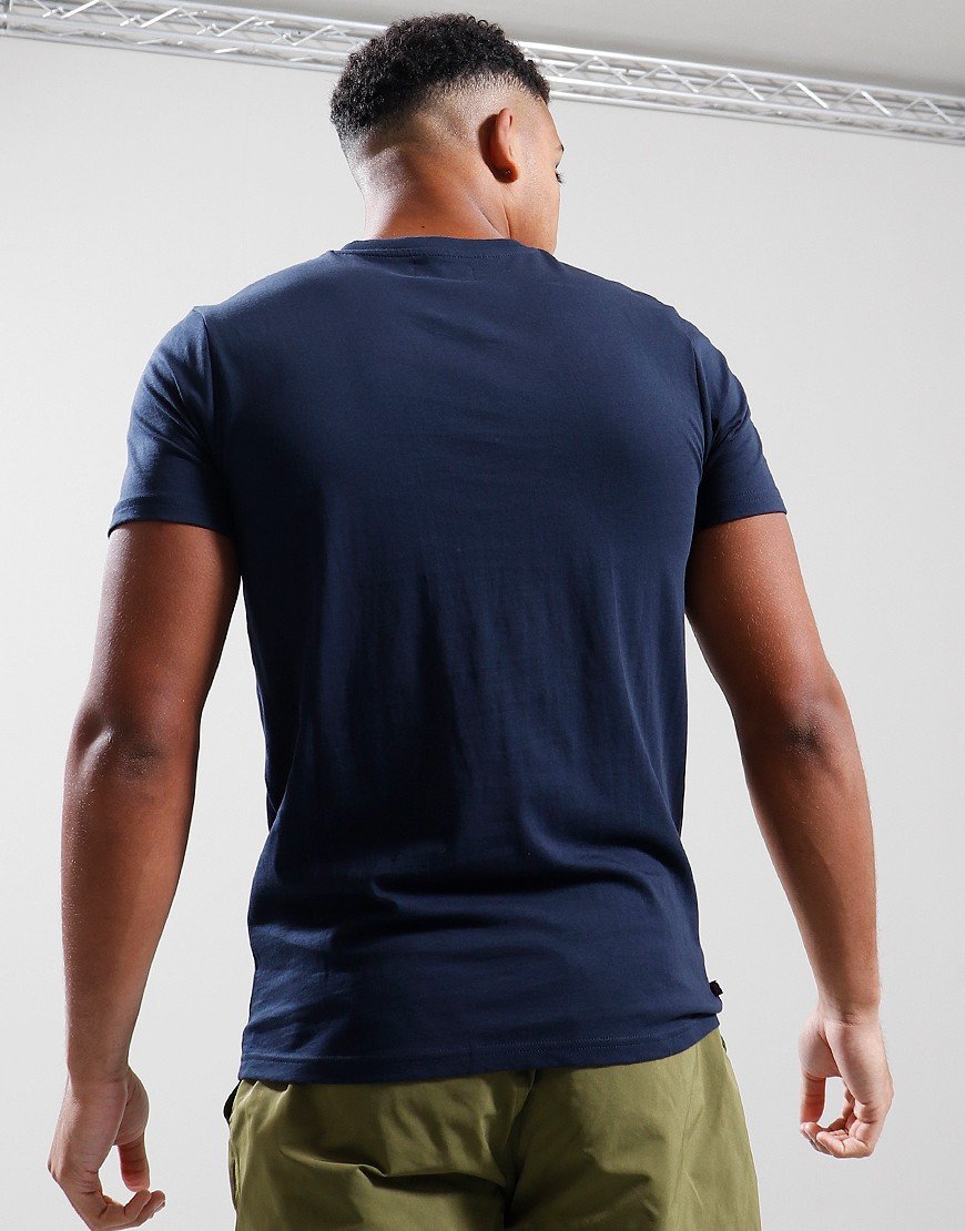 Aquascutum Beach Small Logo T-Shirt Navy