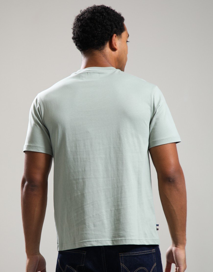 Aquascutum Central Small Logo T-Shirt Salvia