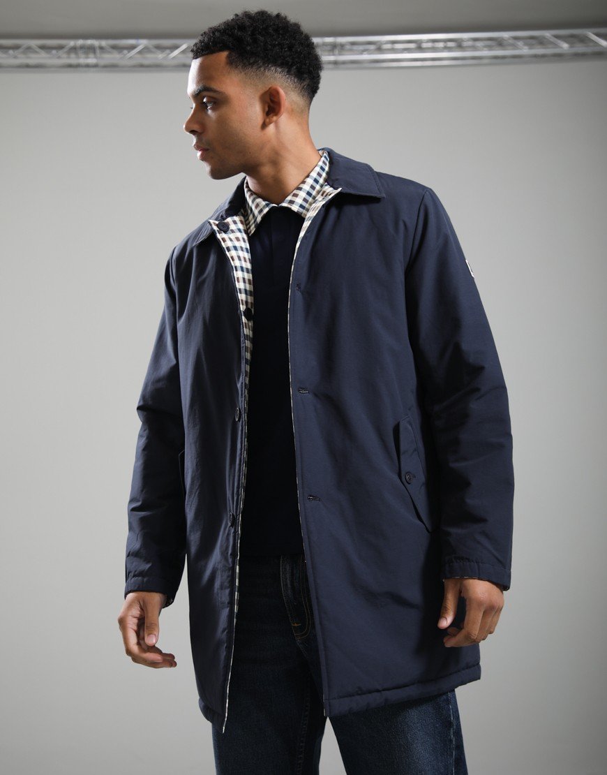 Aquascutum Cotyl-Cn Reversible Trench Navy