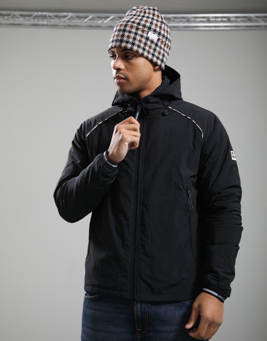 Aquascutum Crimp-N Hooded Jacket Black