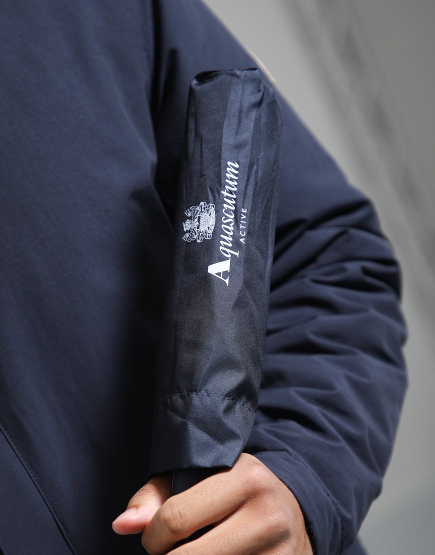 Aquascutum Iconic Pocket Umbrella Club Check