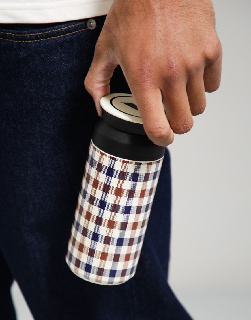 Aquascutum Sport Bottle Club Check