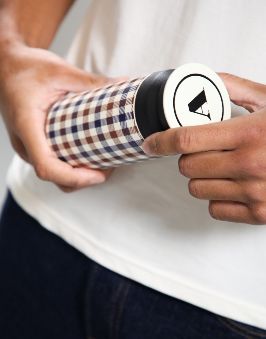 Aquascutum Sport Bottle Club Check