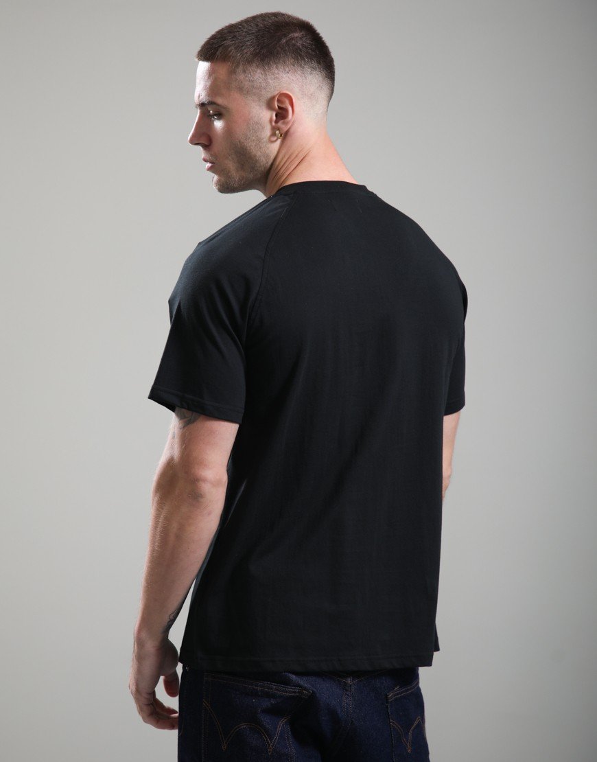 Aquascutum Lamina Pocket Raglan T-Shirt Black