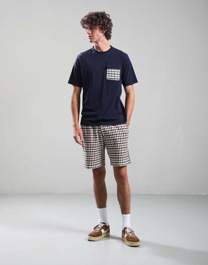 Aquascutum Lamina Pocket T-Shirt Navy