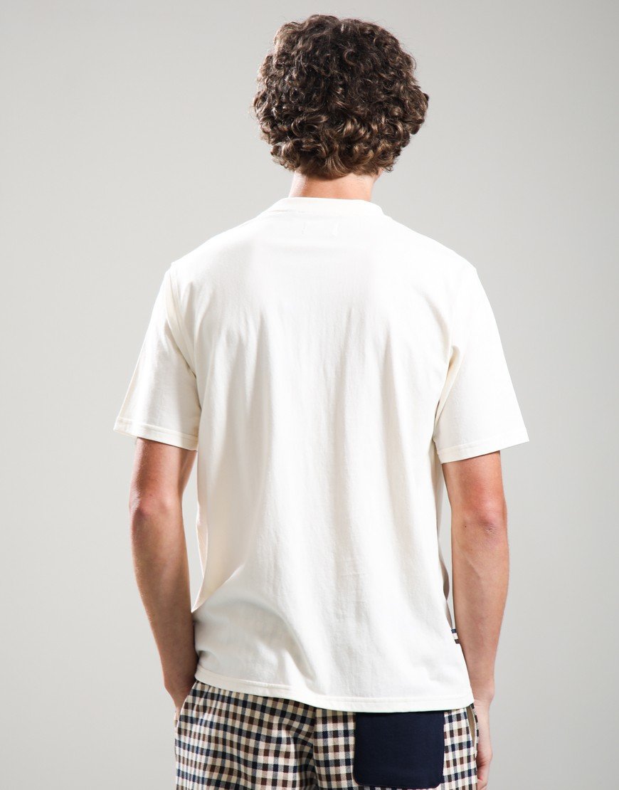 Aquascutum Lamina Pocket T-Shirt Old White