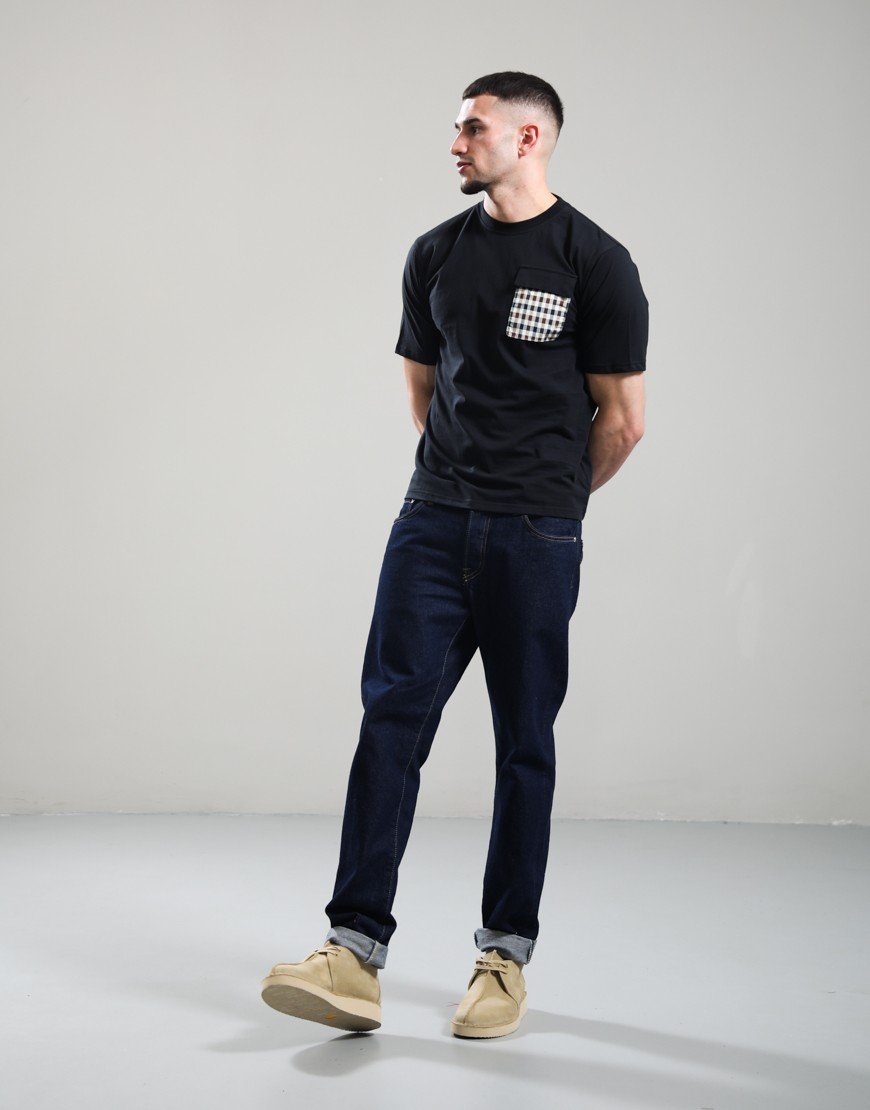 Aquascutum Lamina Pocket T-Shirt Black