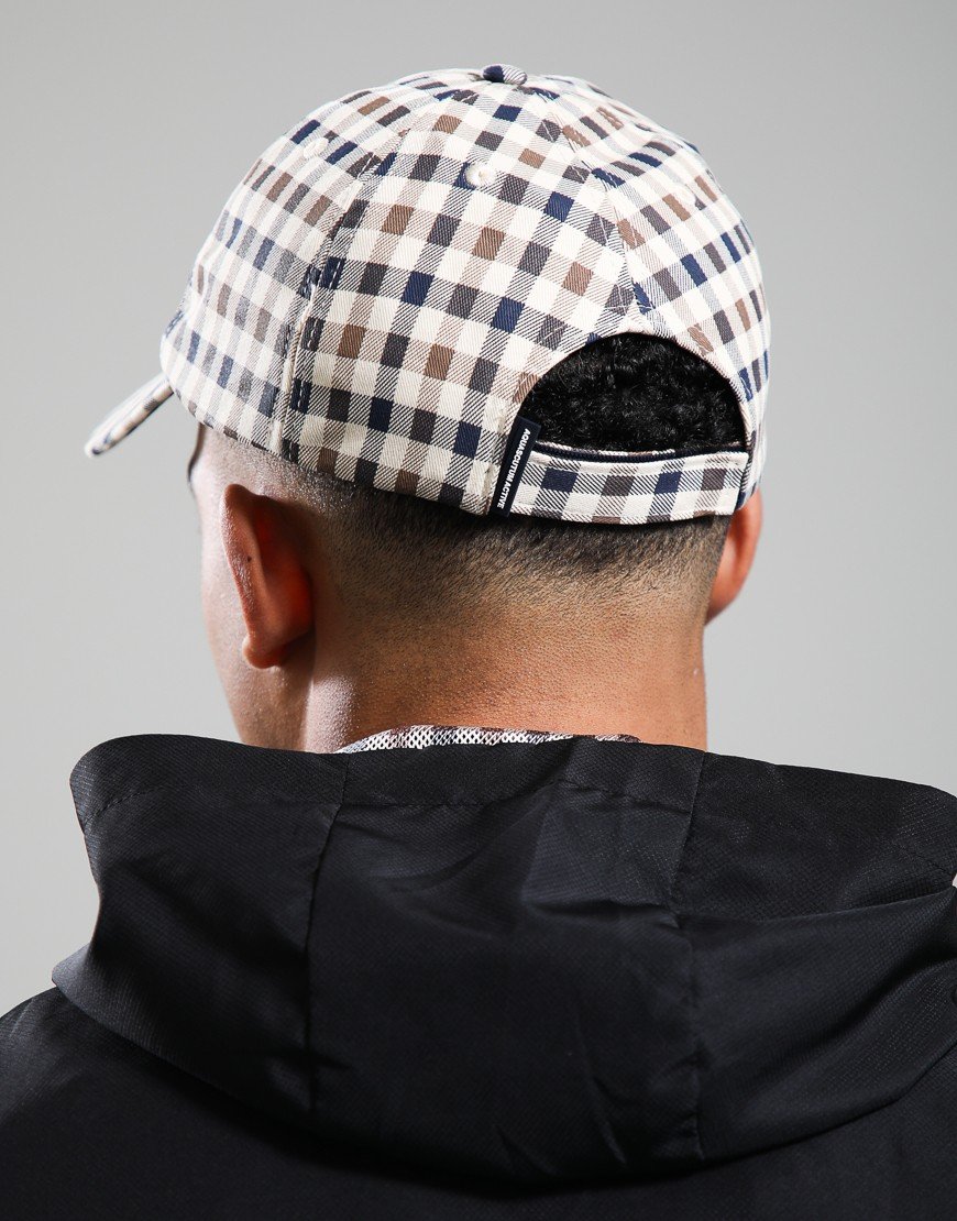 Aquascutum Logo Cap Club Check