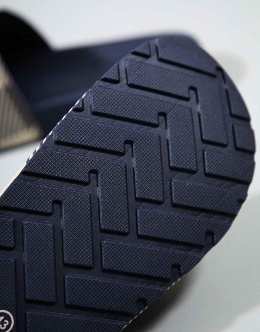 Aquascutum Macro Slides Navy