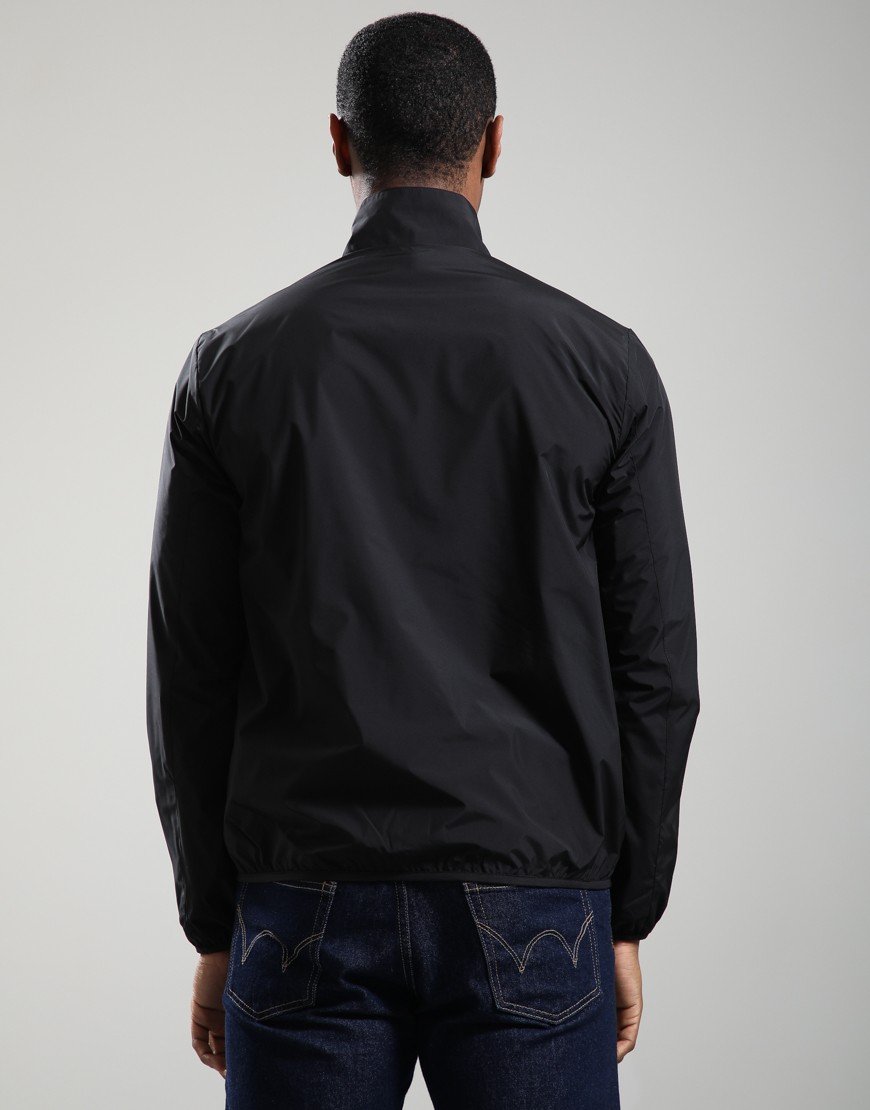 Aquascutum Mock Neck Sailor Reversible Jacket Black