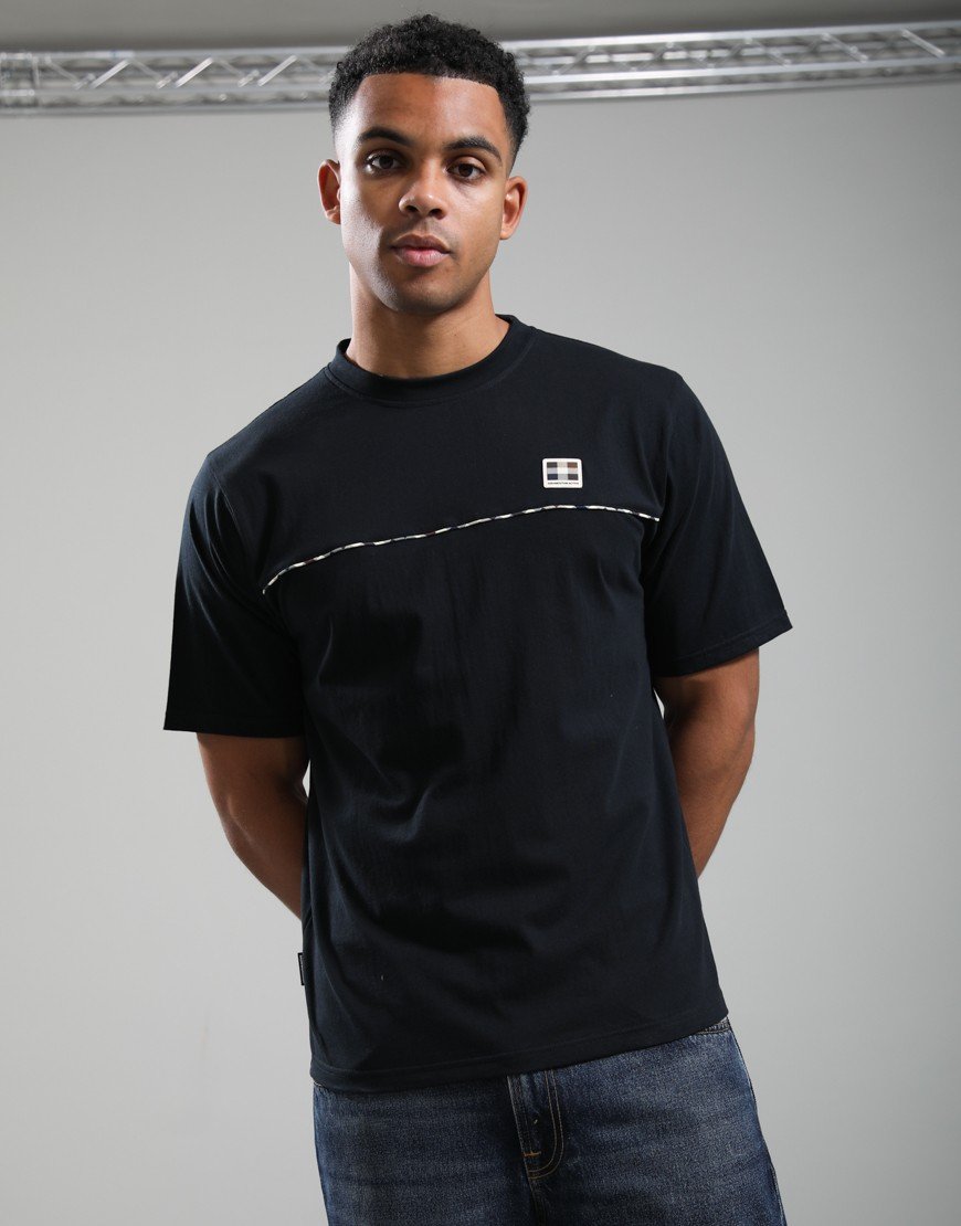 Aquascutum Piping T-Shirt Black