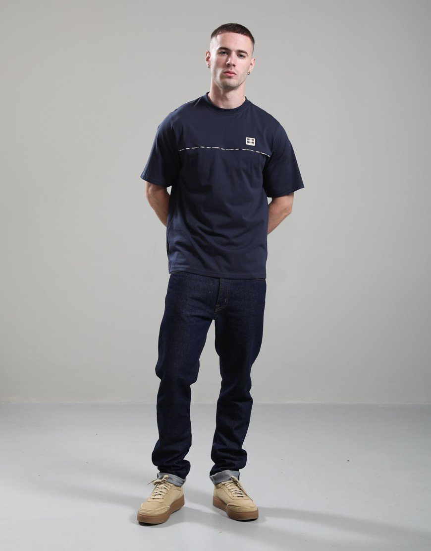Aquascutum Piping T-Shirt Navy