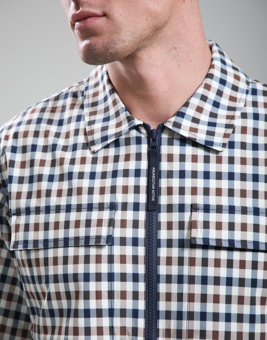 Aquascutum Shell SP Overshirt Club Check