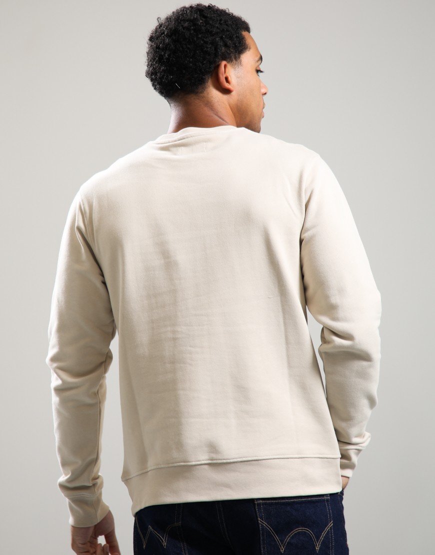 Aquascutum Small Logo Crew Sweat Beige