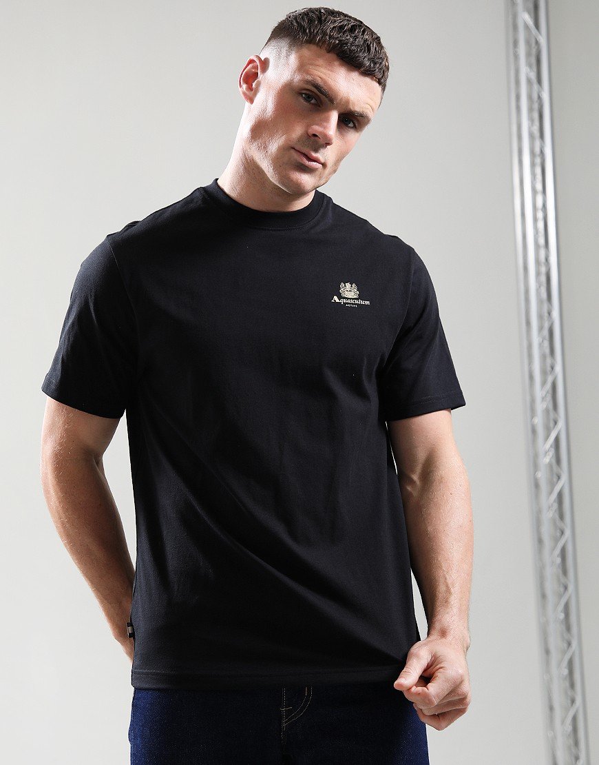 Aquascutum Small Logo T-Shirt Black