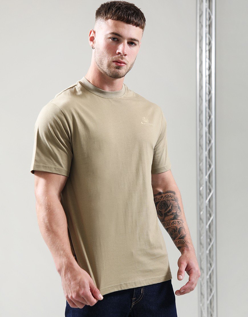 Aquascutum Small Logo T-Shirt Khaki
