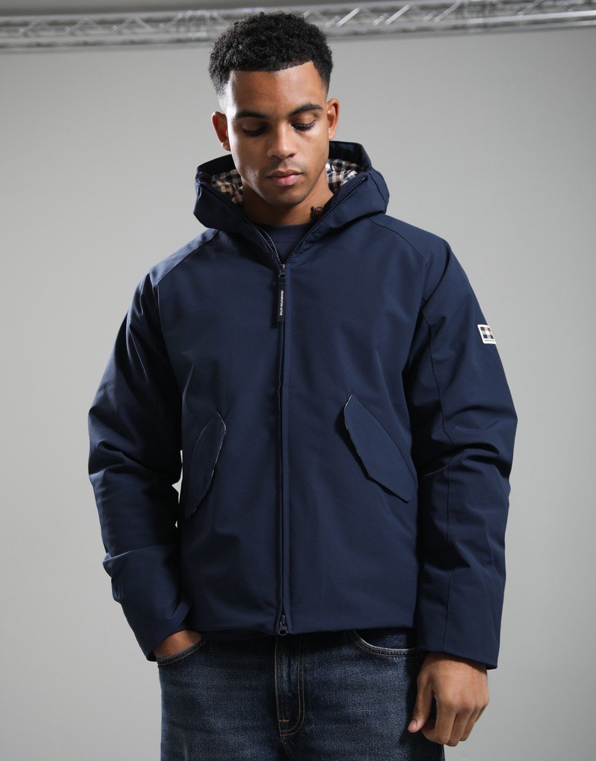 Aquascutum Soft Shell Short Parka Navy