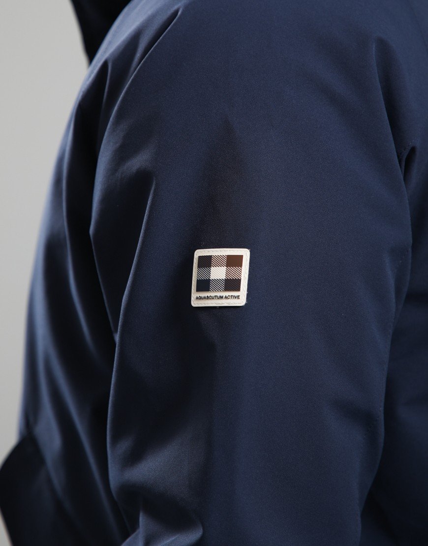 Aquascutum Soft Shell Short Parka Navy