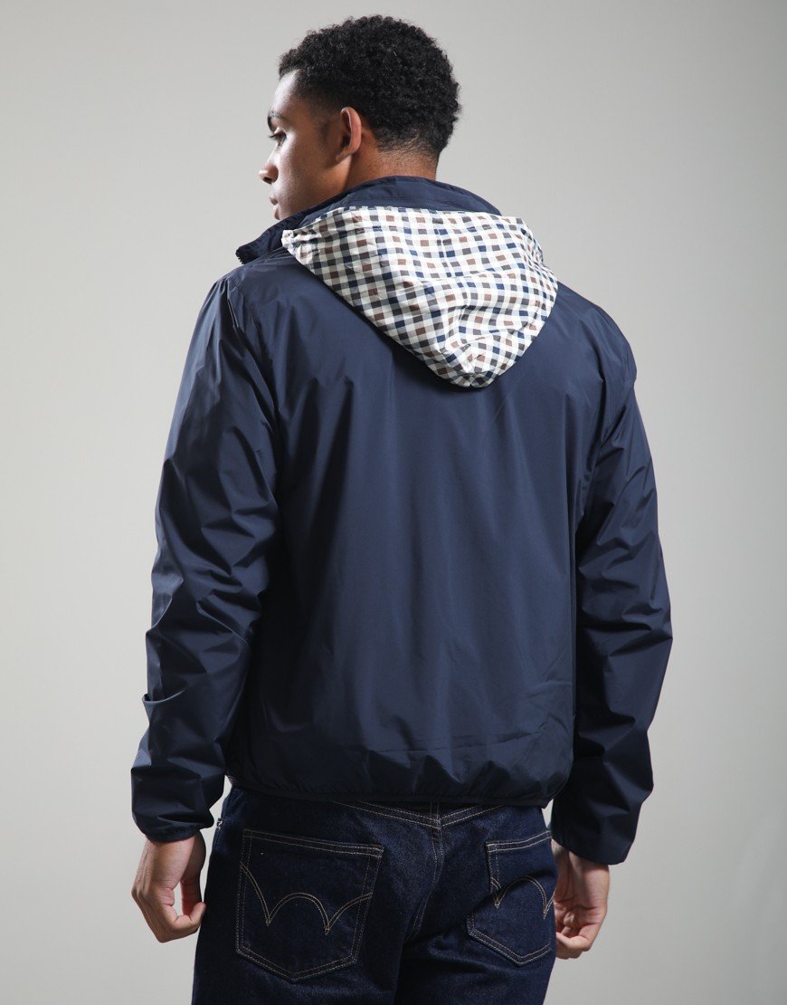 Aquascutum RLG Badge Windbreaker Navy
