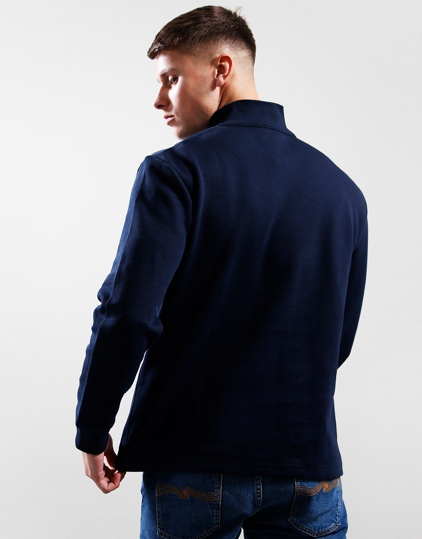 Armor Lux 1/4 Zip Sweat Marine Deep