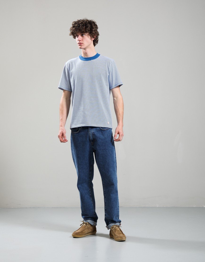 Armor Lux Bio Gots Heritage T-Shirt Dark Blue/Blanc