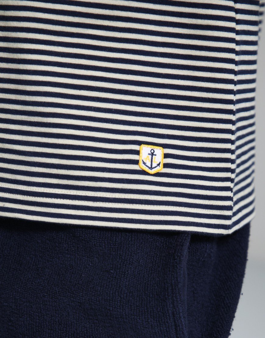 Armor Lux Bio Gots Heritage T-Shirt Gravel/Marine Deep