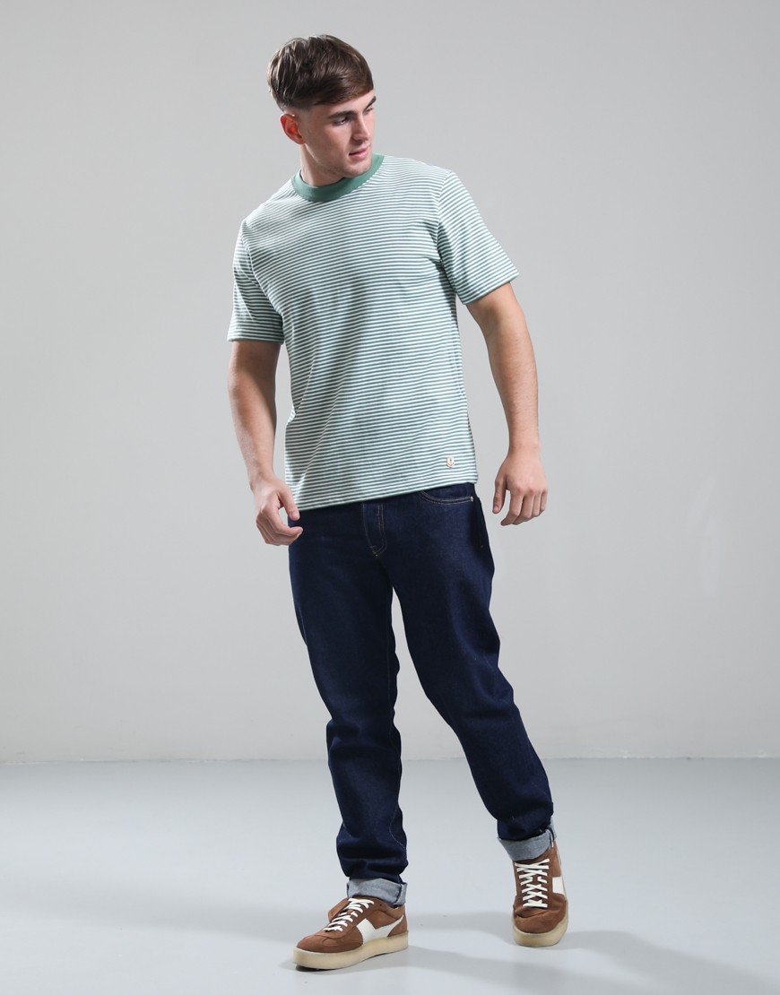 Armor Lux Bio Gots Heritage T-Shirt Ivy/Blanc