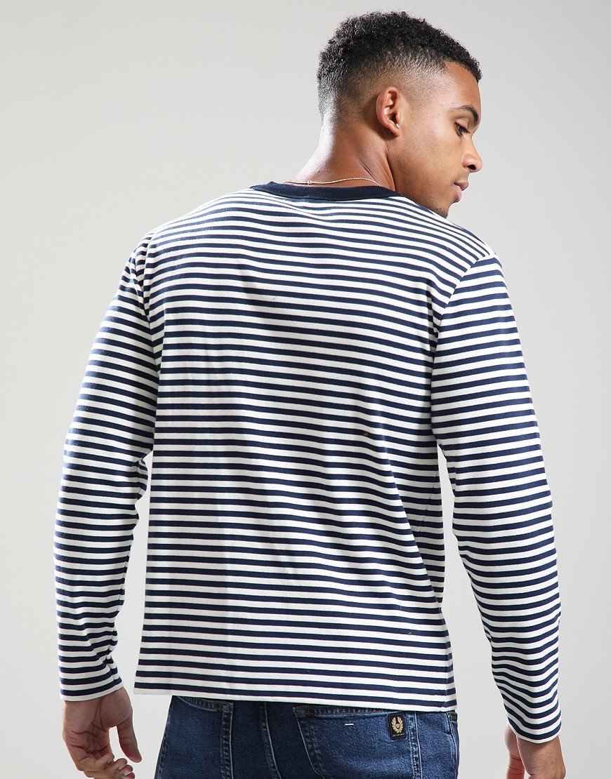 Armor Lux ML Heritage Long Sleeve T-Shirt Marine Deep/Milk