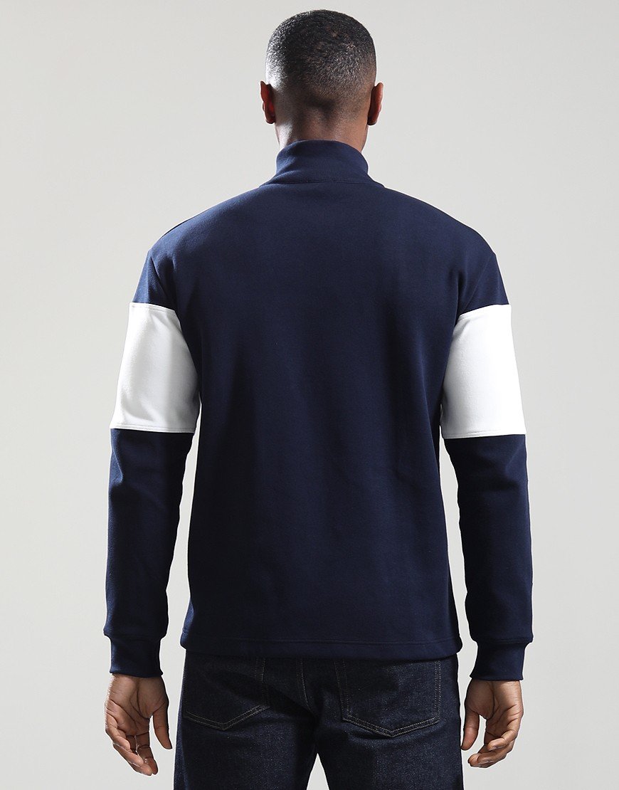 Armor Lux Trucker Sweatshirt Marine Deep/Milk