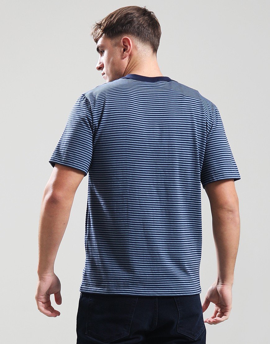 Armour Lux Heritage Stripe T-Shirt Marine Deep/Bluefin