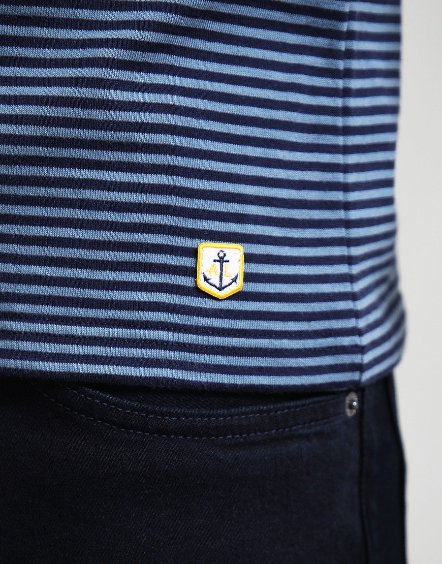 Armour Lux Heritage Stripe T-Shirt Marine Deep/Bluefin