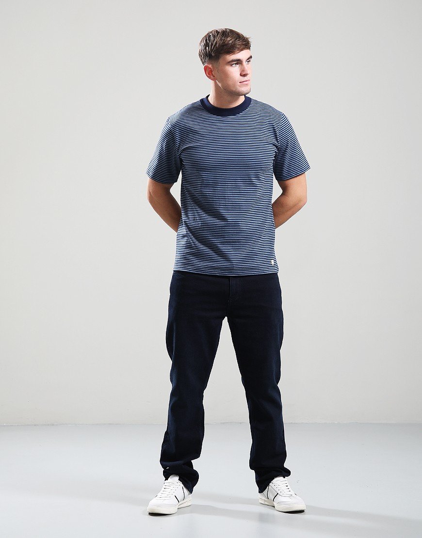 Armour Lux Heritage Stripe T-Shirt Marine Deep/Bluefin