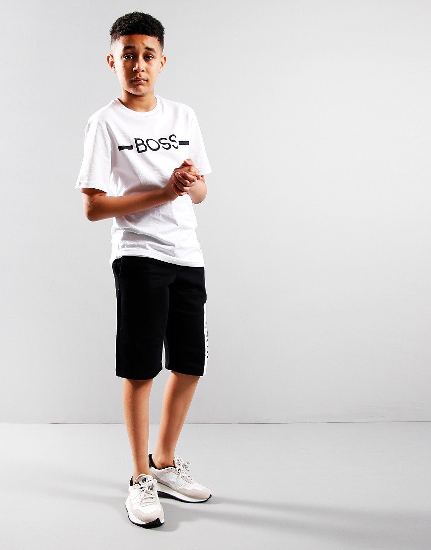 BOSS Kids Centre Logo T-Shirt White