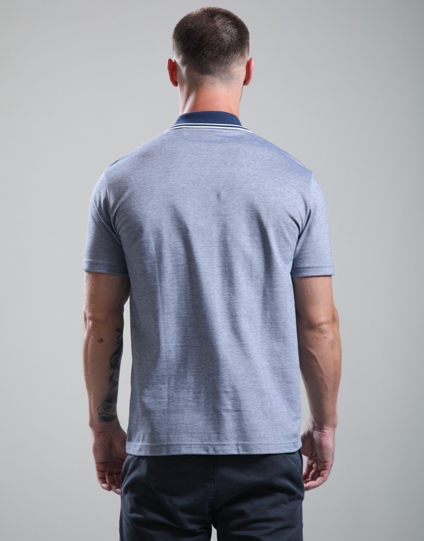 BOSS Peoxford New Polo Shirt Open Blue