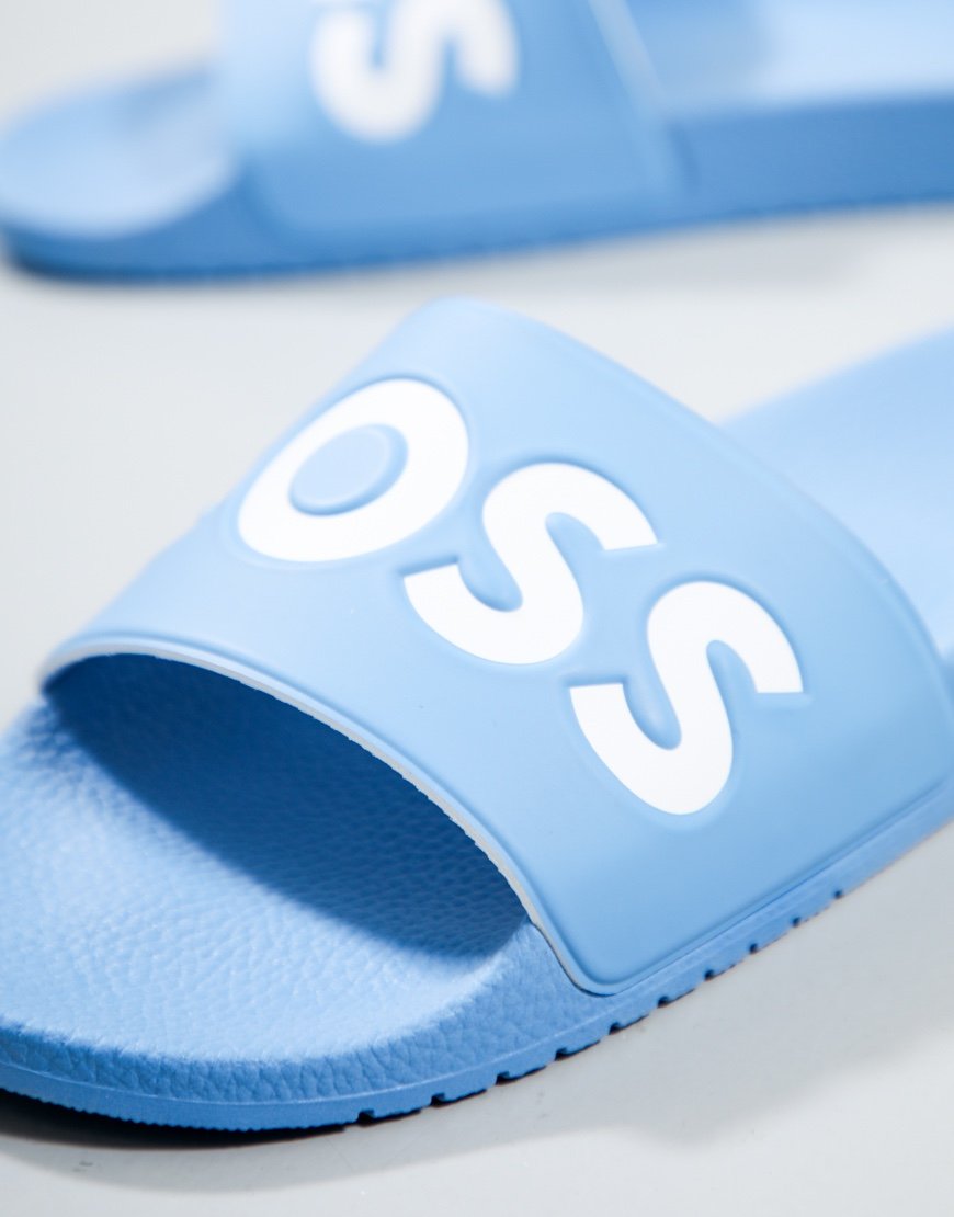 BOSS Aryeh Slid NPVLG Slides Turquoise/Aqua