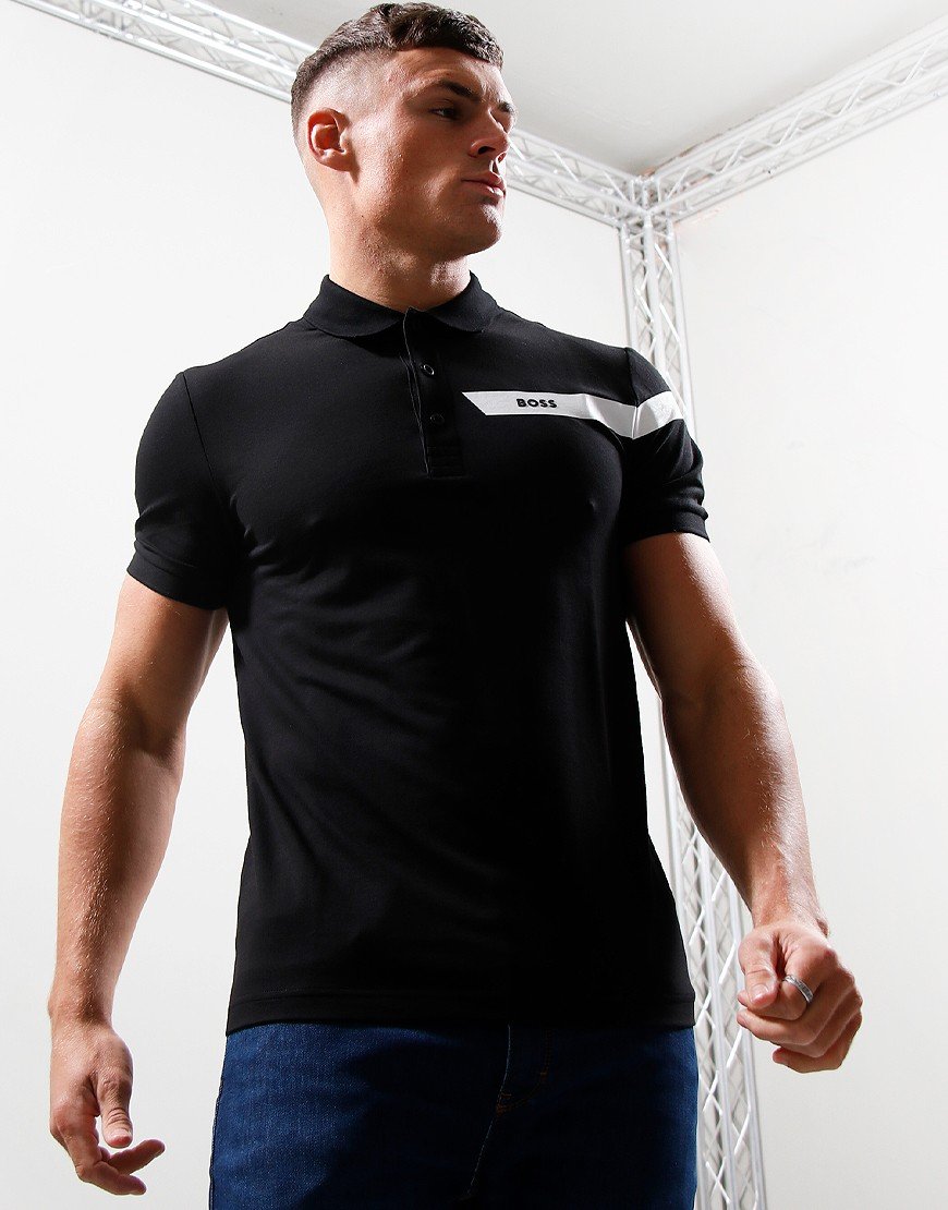 BOSS Paule Polo Shirt Black