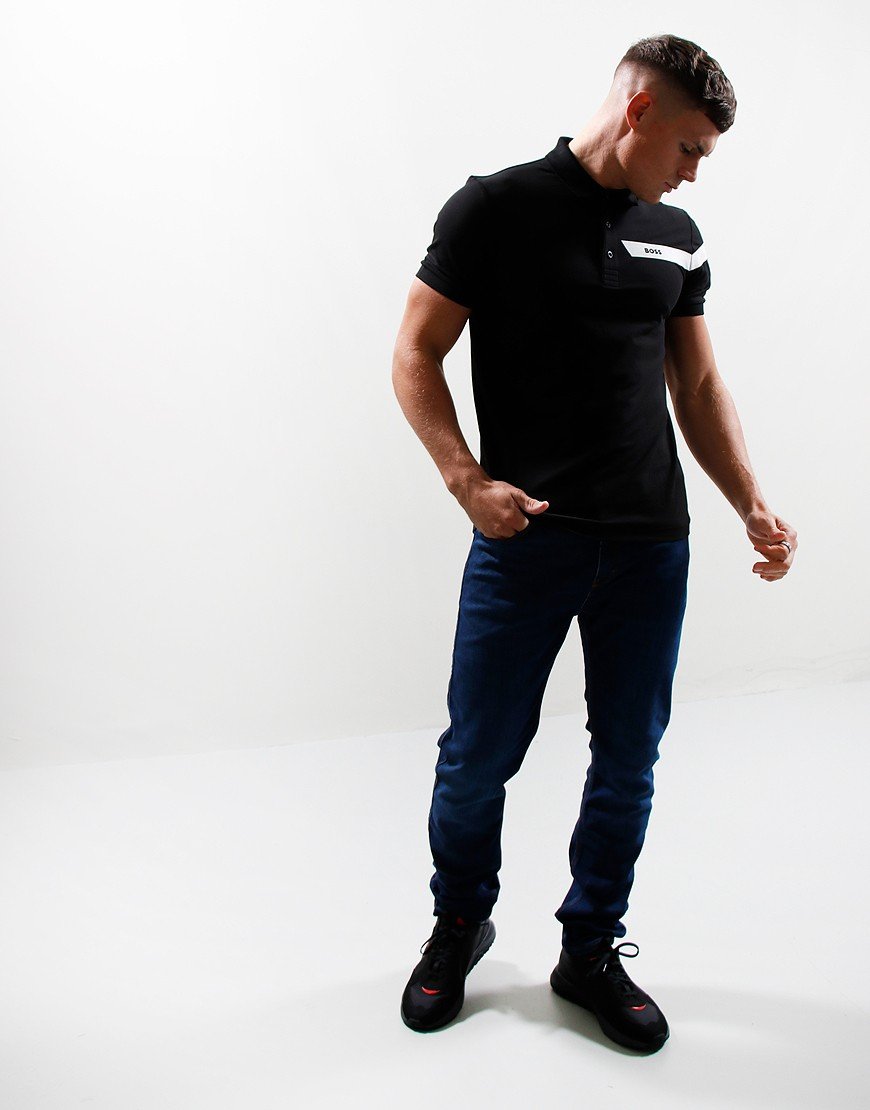 BOSS Paule Polo Shirt Black