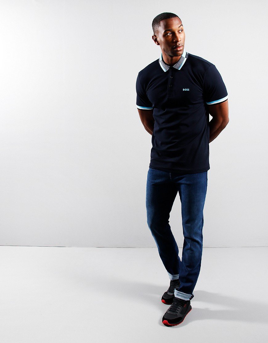 BOSS Paddy 1 Polo Shirt Dark Blue