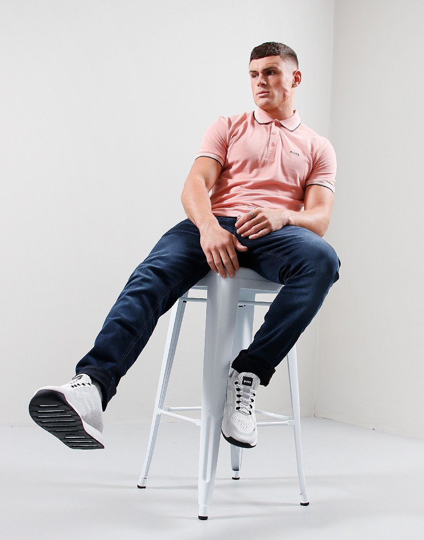 BOSS Paddy Polo Shirt Bright Pink