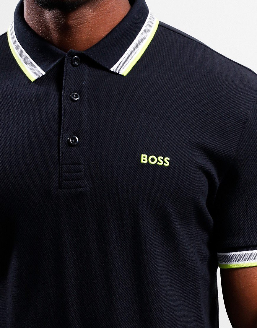 BOSS Paddy Polo Shirt Charcoal