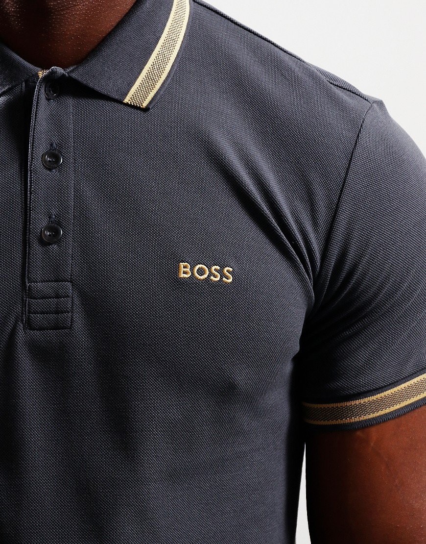 BOSS Paddy Polo Shirt Dark Grey