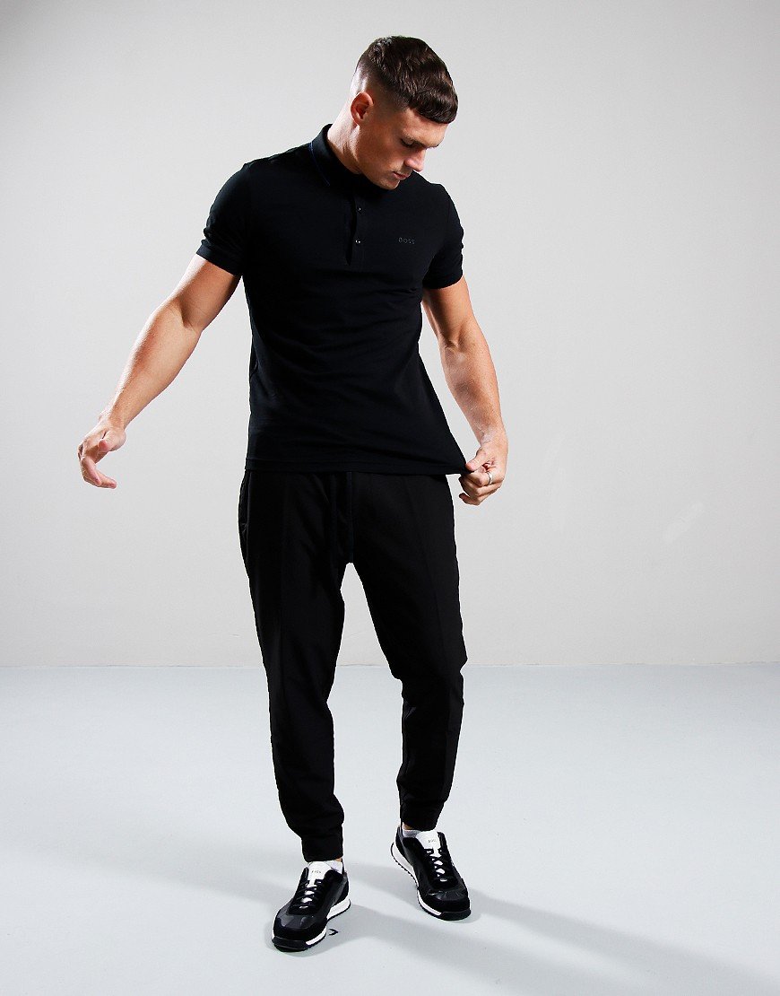 BOSS Paule 4 Polo Shirt Charcoal