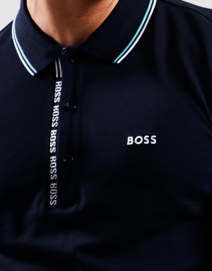BOSS Paule 4 Polo Shirt Dark Blue