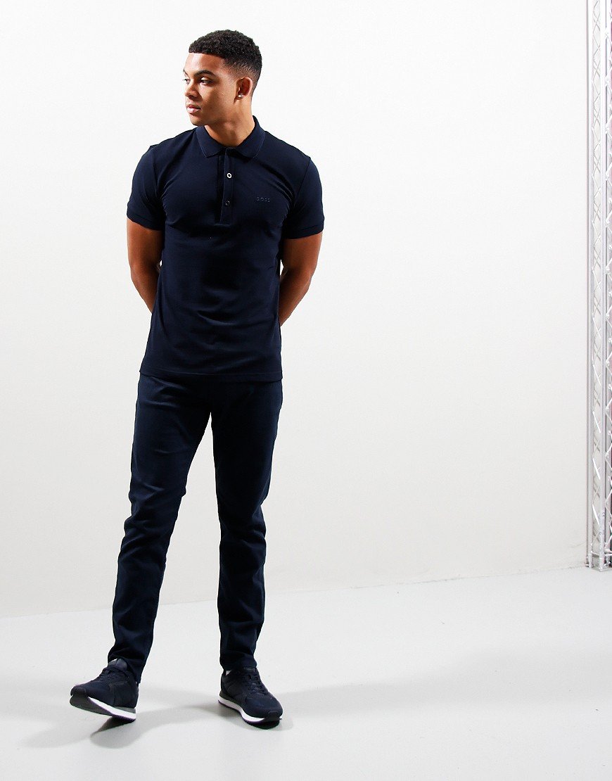 BOSS Paule 4 Polo Shirt Navy